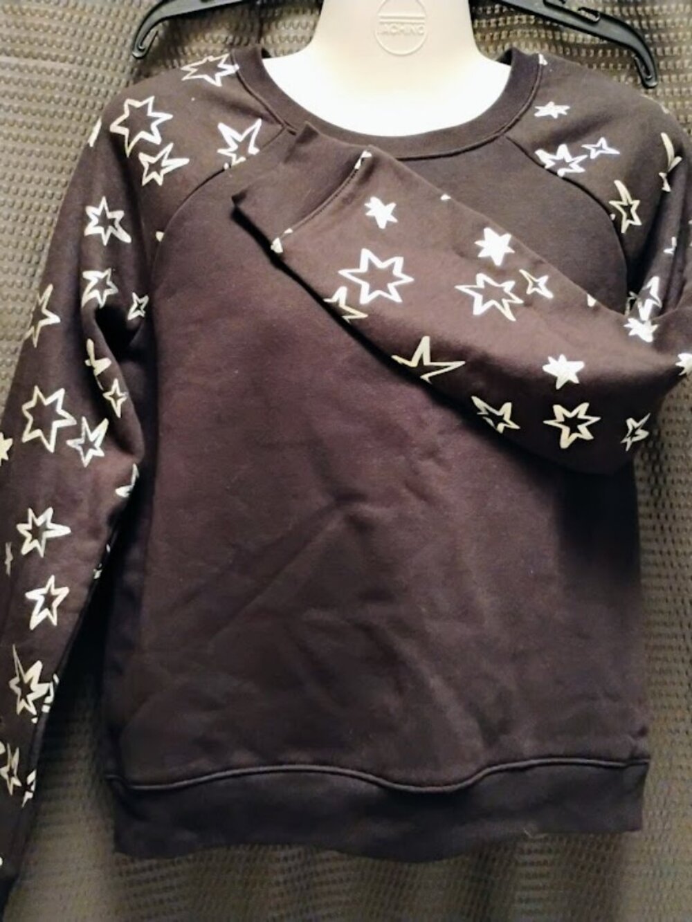 Star Sleeve Sweatshirt *NEW* size 2X Youth UNISEX